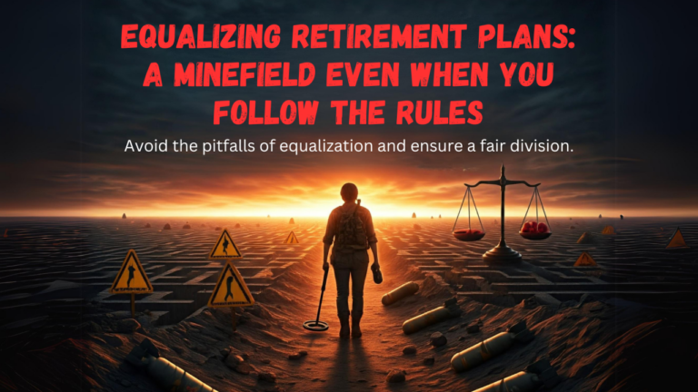 Why Equalizing Retirement Plans is Still a Mess—Even When You Follow the “Rules”